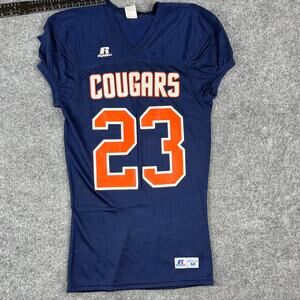 Russell Athletic Jersey Womens‎ M Blue Cougars 23 Football Mesh Game Sports